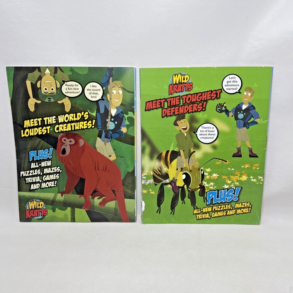 Wild Kratts Mixed Lot of 5 Figures 80 Discs Goggles 2 Magazines 24 Fanny Pack - Picture 9 of 10